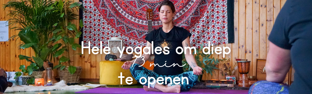 Volledige yogales voor diepe stretch